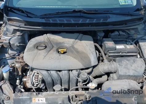 2012 Hyundai Elantra Limited (Ulsan Plant) from USA, damaged, VIN KMHDH4AE5CU463479